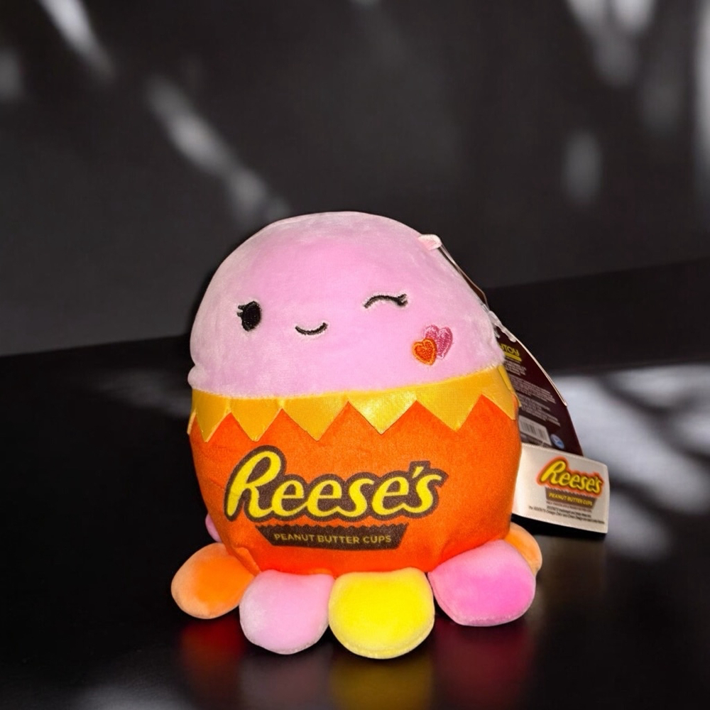 5-inch Jeanne Candy Squad Reese's Plush Toy Squishmallows Pink Orange